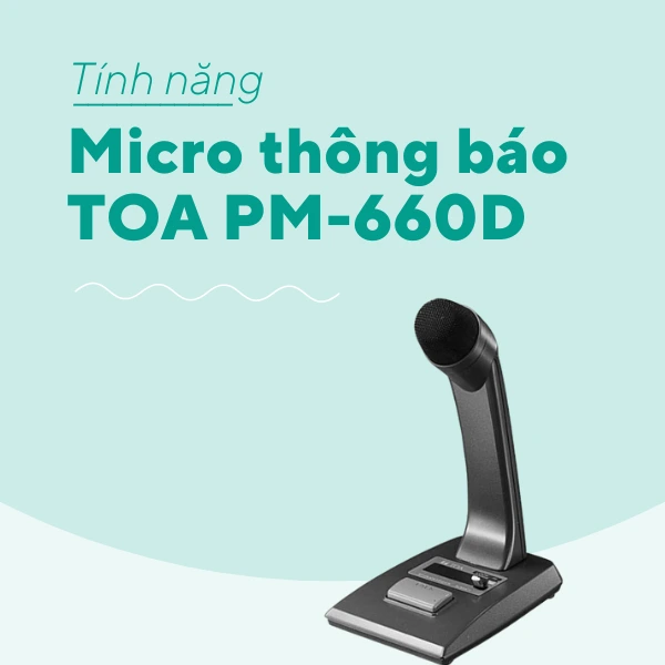 tính năng toa pm-660d