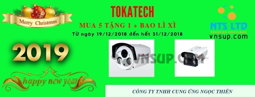 Khuyến mãi mua camera TokaTech 5 tặng 1 + Bao lì xì