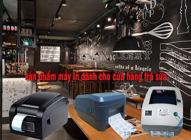 Top 3 máy in tem mã vạch cho quán trà sữa - Những lợi ích không thể bỏ qua Quan trà sữa mini Top 3 máy in tem