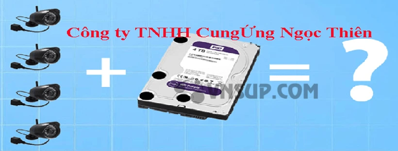 Hướng dẫn cách tính dung lượng ổ cứng cho camera