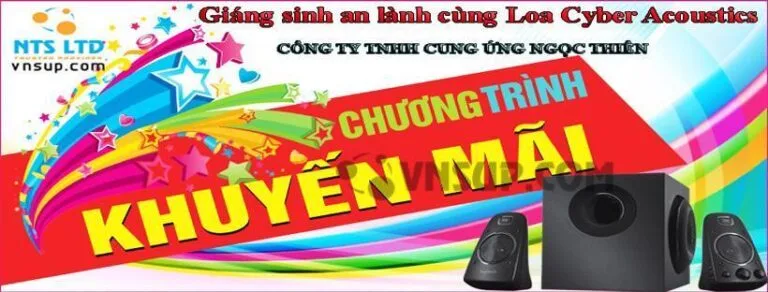 Giáng sinh an lành cùng Loa Cyber Acoustics