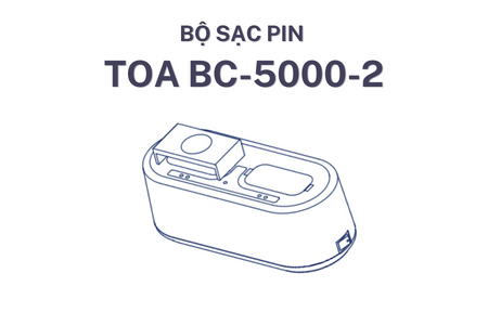 BỘ SẠC PIN TOA BC-5000-2