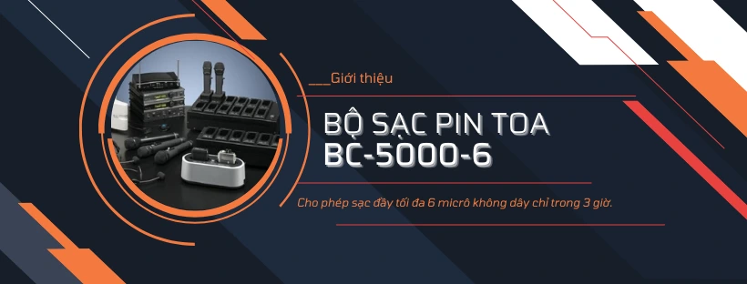 bộ sạc pin toa bc-5000-6