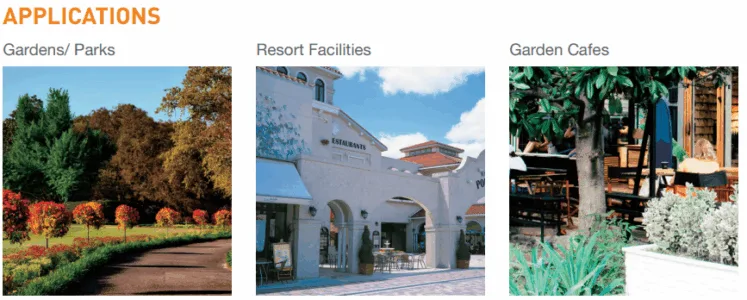 Những nơi ứng dụng loa sân vườn TOA GS-302