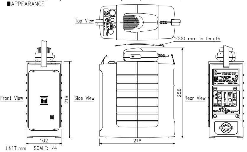 Thông số kĩ thuật ER-604W