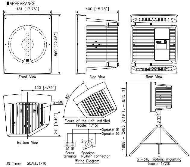 Thông số kĩ thuật HS-150W