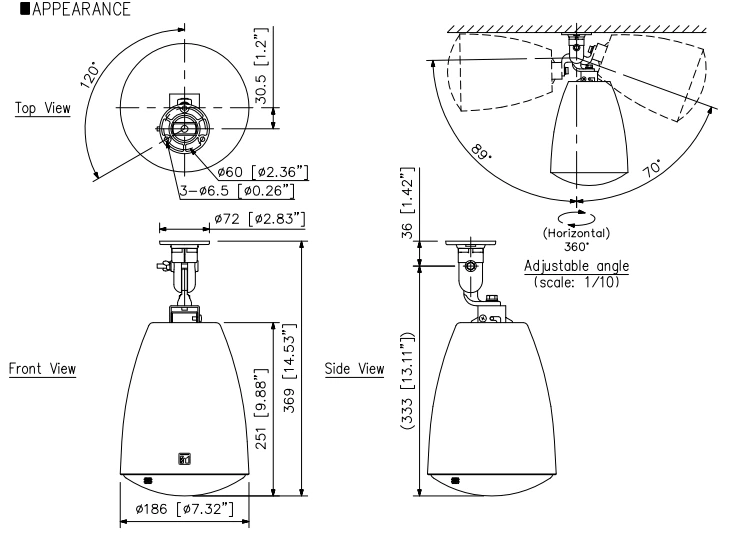 Thông số kĩ thuật PJ-64