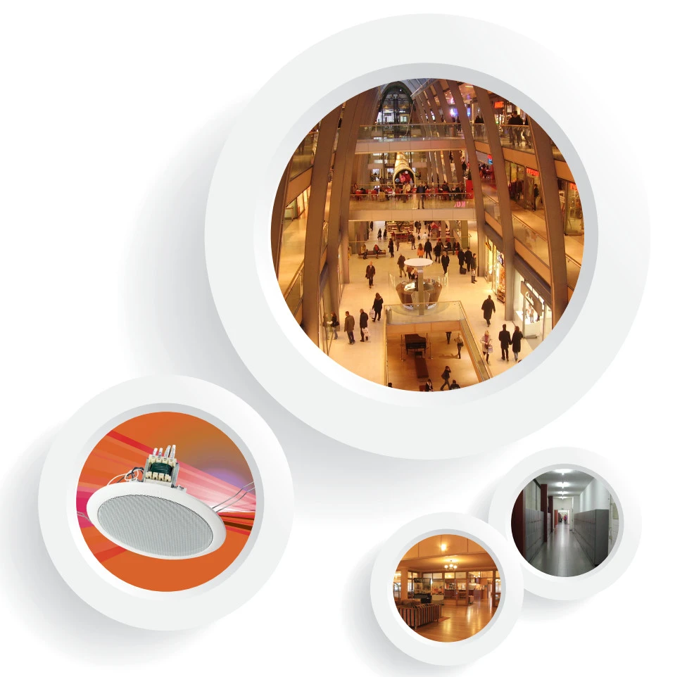 Ứng dụng Loa âm trần 15W TOA PC-668R-AS