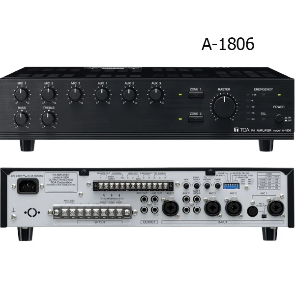 bộ khuếch đại amply mixer 60w a-1806