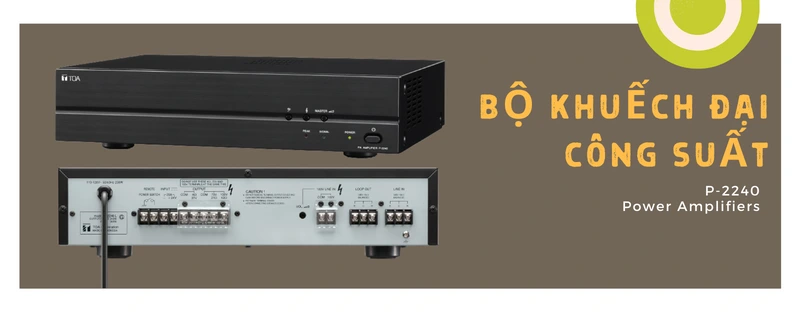 bộ khuếch đại công suất p-2240