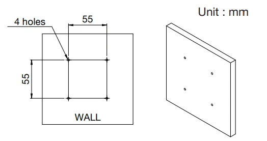 lắp đặt chiết áp trên bề mặt