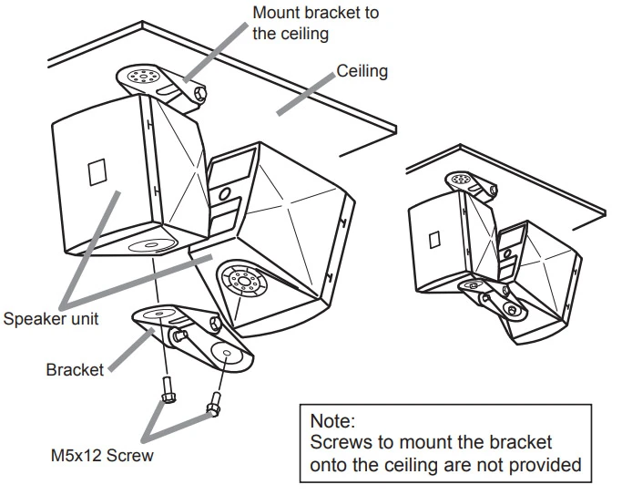 lắp đặt trên trần hệ thống kép