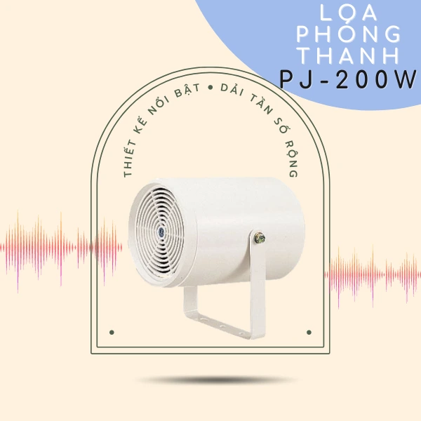 loa phóng thanh pj-200w