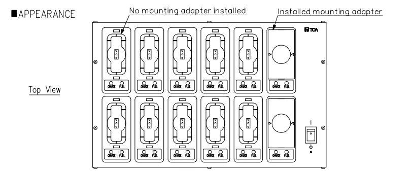 mặt trên TOA BC-5000-12