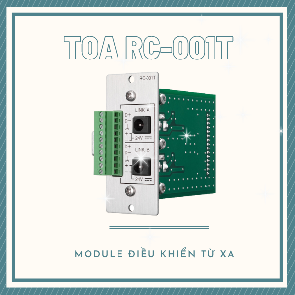 module điều khiển từ xa toa rc-001t