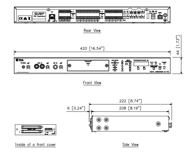 thiet bi TOA EV-700-07