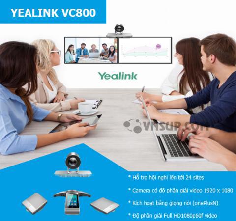 Yealink VC800 mang tới phòng họp đa điểm, dễ dàng