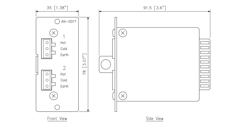 thông số kỹ thuật an-001t
