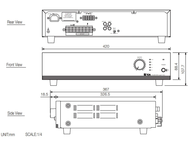 thông số kỹ thuật p-1812