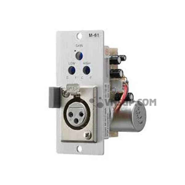 Đầu vào micrô M-61F với máy nén