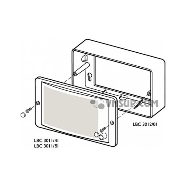 Hộp đỡ loa dương tường bosch LBC3012/0