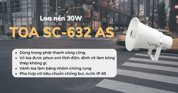 Loa nén 30W Toa SC-632 AS