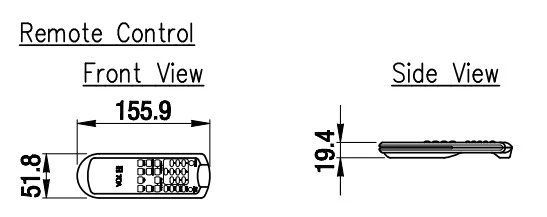 REMOTE CONTROL WA-Z110SD-AS