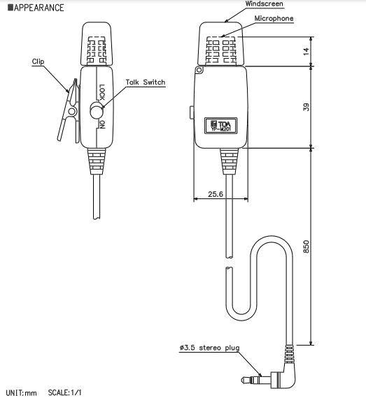 Thông số kĩ thuật YP-M201