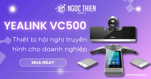 Yealink VC500 - Thiết bị hội nghị truyền hình cho doanh nghiệp