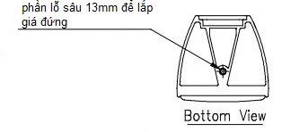 mặt đáy của TZ-406WWP