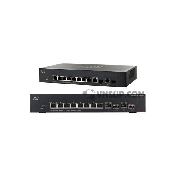 Switch POE Cisco SF302-08PP-K9