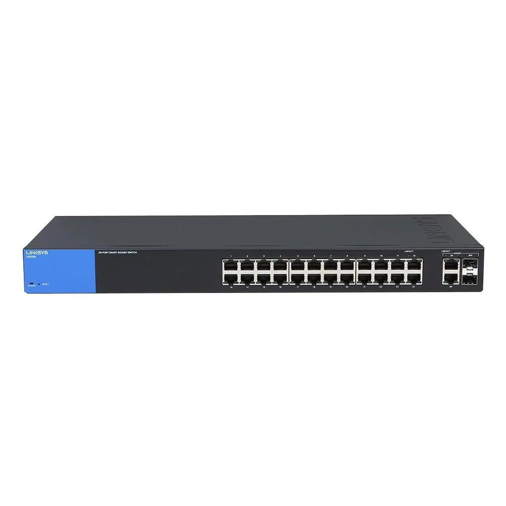 thiet-bi%cc%a3-chia-ma%cc%a3ng-linksys-lgs326Thiết bị chia mạng Linksys LGS326 -Smart Gigabit Switch