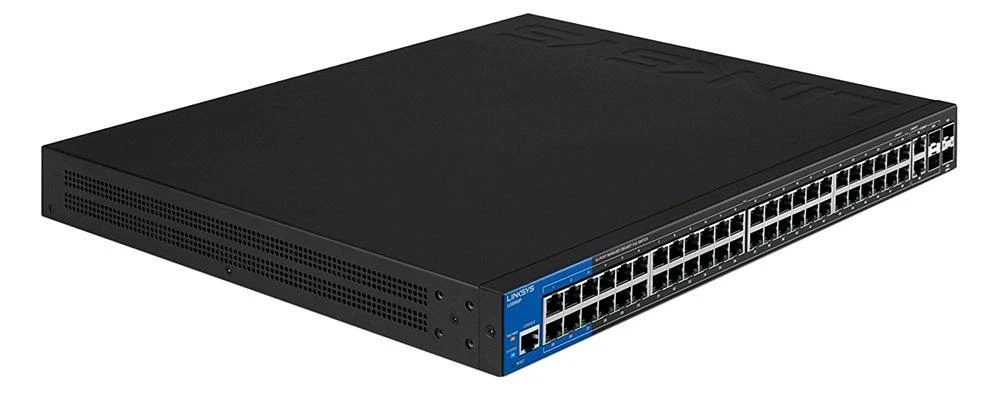 thiet-bi%cc%a3-chia-ma%cc%a3ng-linksys-lgs552p-poeThiết bị chia mạng Linksys LGS552P PoE+ 