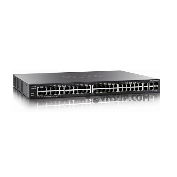Switch PoE 52 cổng Cisco SG300-52P