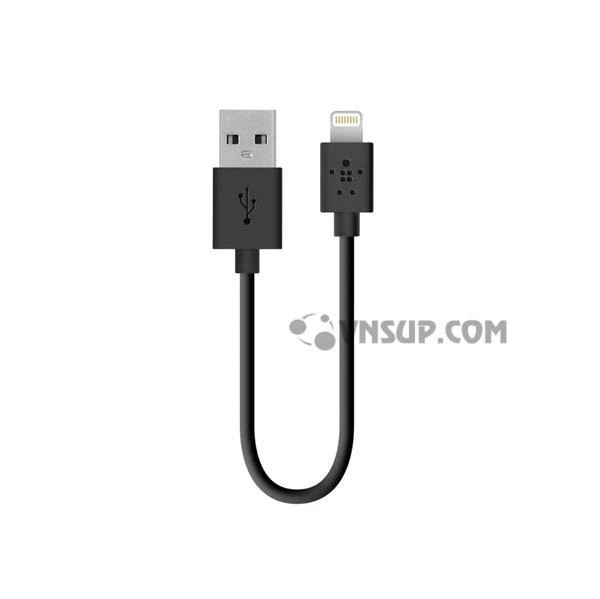 F8J023bt06IN Cáp Lightning Sync & Charge 2.4A 15cm F8J023bt06IN