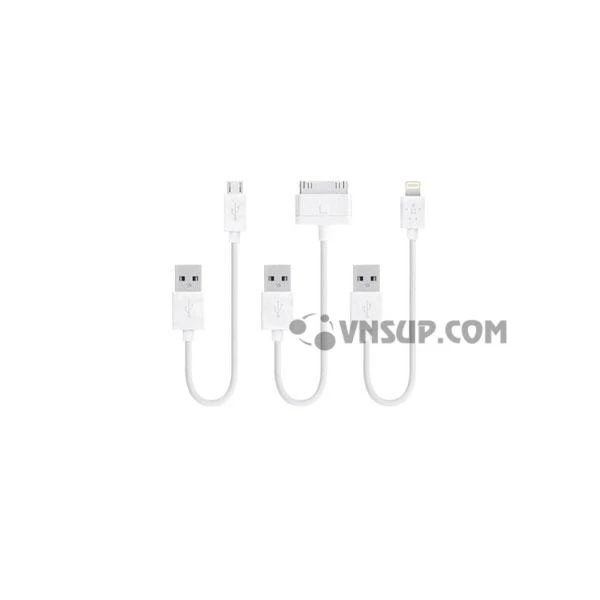 F8J068yw06IN Belkin Micro USB Lightning F8J068yw06IN - Bộ cáp