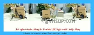 Tai nghe có mic chống ồn Yealink UH33 giá dưới 1 triệu đồng