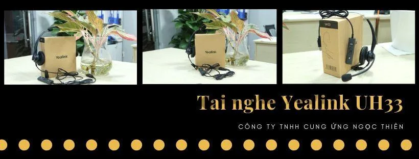Banner tai nghe Yealink UH33