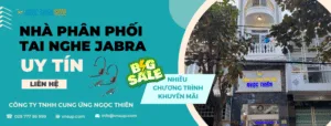 công ty tnhh cung ứng ngọc thiên là nhà phân phối tai nghe Jabra