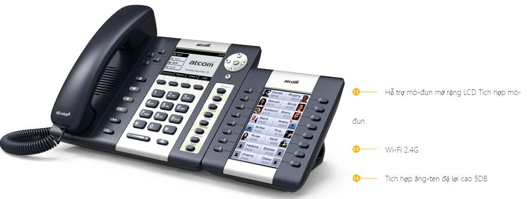 Điện thoại IP ATCOM A41W