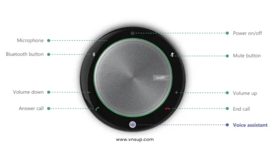 Điều khiển dễ dàng với 8 nút cảm ứng