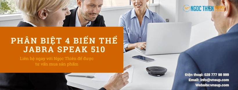 Phân biệt 4 biến thể Jabra Speak 510