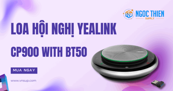 Yealink CP900 with BT50 - Loa hội nghị 2025 Yealink CP900 with BT50 - Loa hội nghị