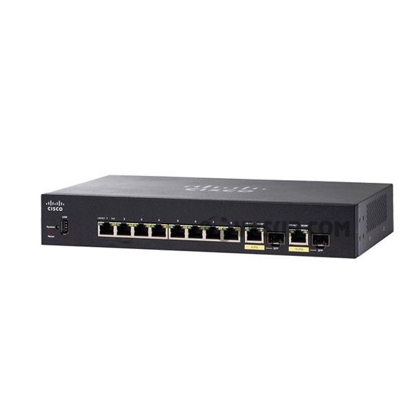 Switch Cisco 8-port SG350-10MP-K9