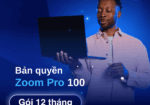 Bản quyền Zoom Pro 100 người 12 tháng
