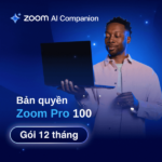 Bản quyền phần mềm họp hội nghị Zoom Pro 100 người [Gói 1 năm]