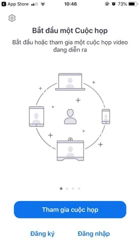 Cách cài đặt Zoom Meeting trên điện thoại bước 5