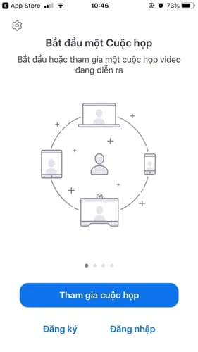 Cách cài đặt Zoom Meeting trên điện thoại bước 5