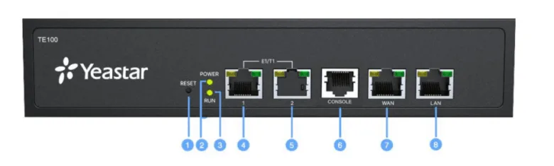Mặt trước TE100