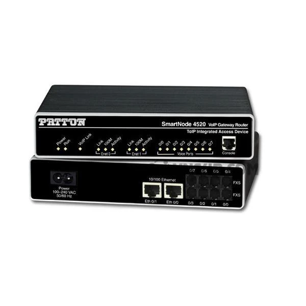 Bộ định tuyến cổng Patton SN4524 2-FXS 2-FXO SN4524 / 2JS2JO / EUI